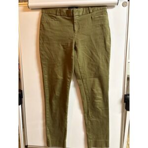 Banana Republic women's size 2 green Sloan skinny pants‎